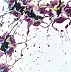 Joanna Bilska - Flux de fleurs III 55 x 55 cm