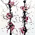 Joanna Bilska - Цветочный поток VII 55 x 55 см