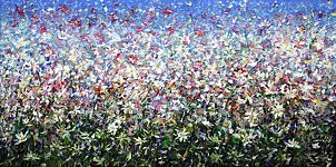 Mario Zampedroni - Flower field with daisies