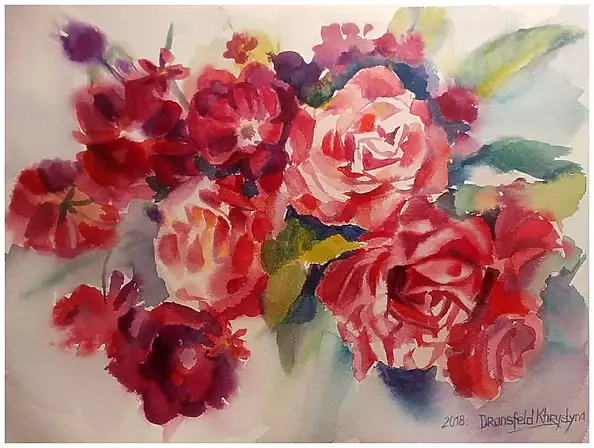 Khrystyna Dransfeld - Flowers, 2018