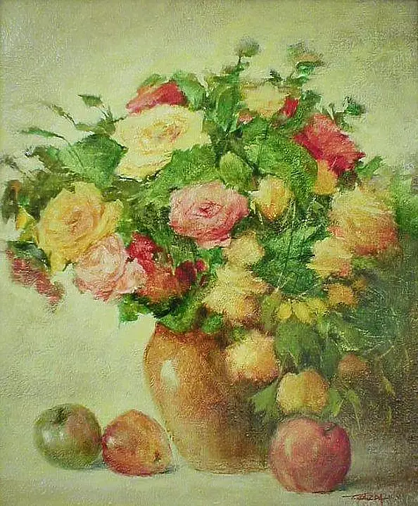 Tadeusz Gazda - Flowers and apples
