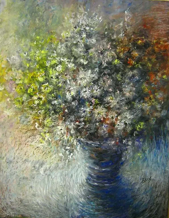 Janusz Kawecki - Kwiaty w wazonie