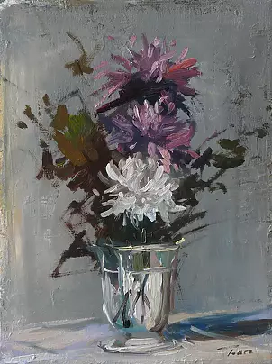Krzysztof Tracz - Flowers in a vase