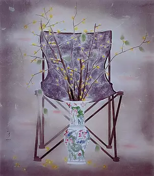Andrew Zhao - Flowers in vase - Tranquility
