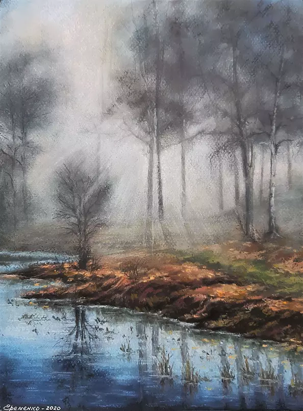 Yana Yeremenko - "Foggy morning"
