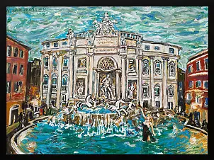 Stanisław Młodożeniec - Trevi Fountain