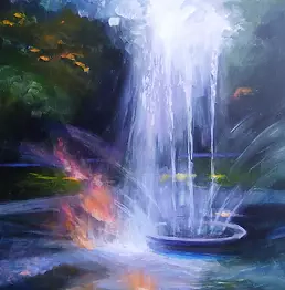 Renata Rychlik - Fountain in the Cracow Planty