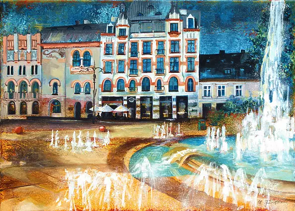 Joanna Inga Zięblińska - The fountain on. Szczepanski