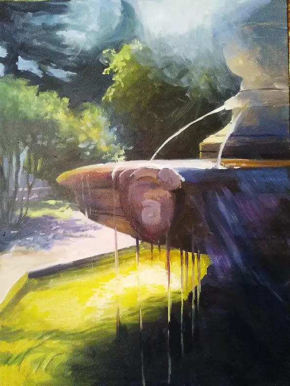 Renata Rychlik - Fontanna w Castell'Arquato