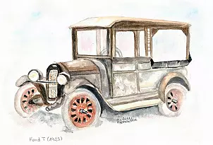 Bożena Ronowska - 1925 Ford T
