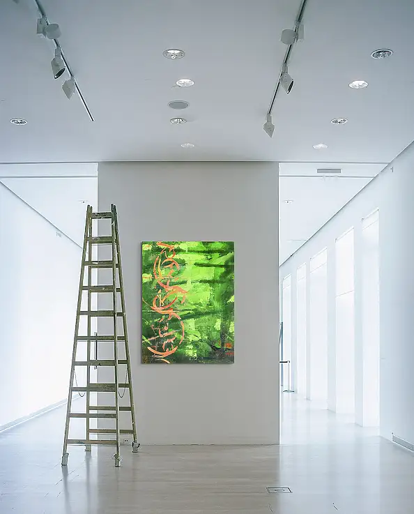 Peter Mcquillan, Forest - Abstract , Obraz akrylowy - płótno, 92 x 122