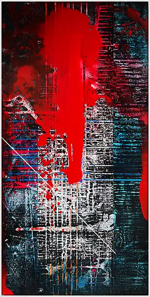Jakub Margasinski, Formowanie, Obraz akrylowy - deska, 60 x 120