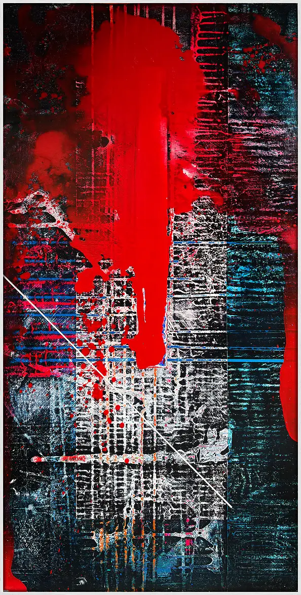 Jakub Margasinski, Formowanie, Obraz akrylowy - deska, 60 x 120