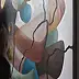Monika Mrowiec, Fragmenty stają się formą: Ukorzenienie, Obraz olejny - płótno, 90 x 130