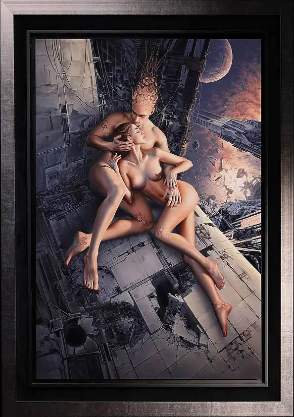 Maja Borowicz, Fragments of Eternity, Oil painting - canvas, 80 x 120
