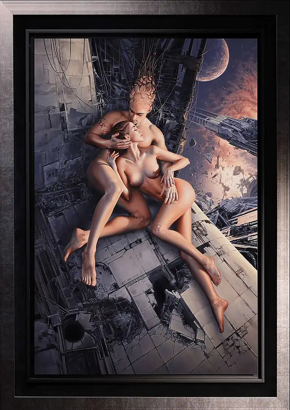 Maja Borowicz, Fragments of Eternity, Oil painting - canvas, 80 x 120