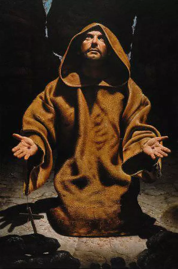 Aurelio Bruni - Francesco riceve le Stigmata