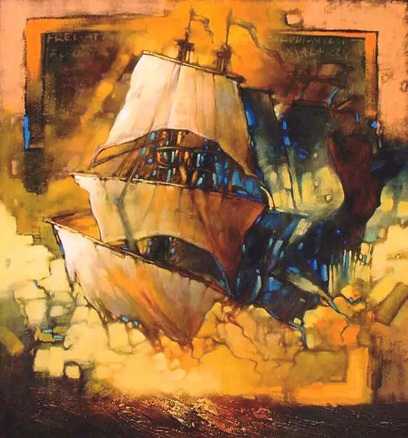 Krzysztof Koniczek -  Frigate infidels painters