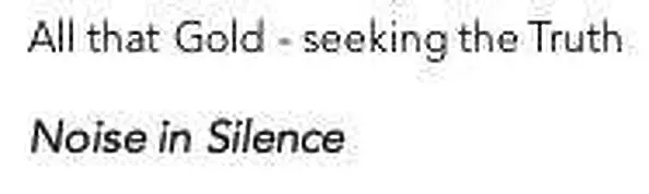 Roshanak Khalilian - From Series: seeking the Truth - Noise in Silence