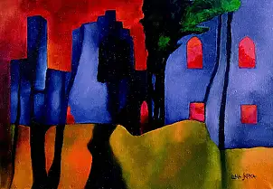Ilona Sapka, , Quadro a olio - tela, 70 x 50