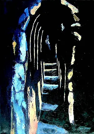 Ilona Sapka, Dalla serie, Quadro a olio - tela, 70 x 100