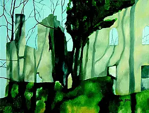 Ilona Sapka, Dalla serie, Quadro a olio - tela, 70 x 50