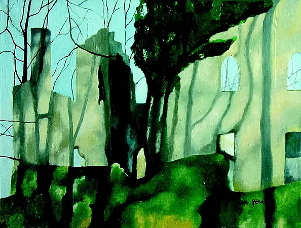 Ilona Sapka, Z cyklu , Obraz olejny - płótno, 70 x 50