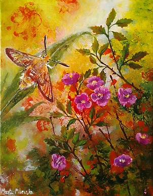 Marta Milewska - Fruczak and flowers