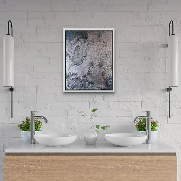 Iwona Jabłońska, Fusion, Watercolors, Glaze, Acrylic painting, Oil painting, Mixed media, Tempera - canvas, 40 x 50