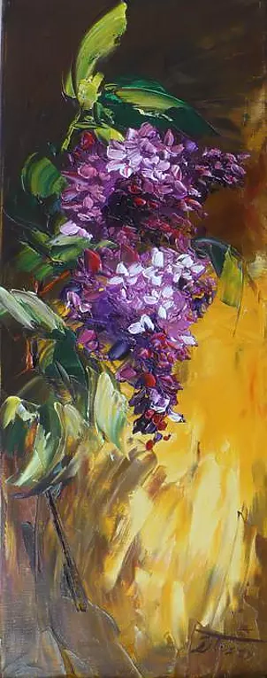 Dorota Łaz - sprig of lilac