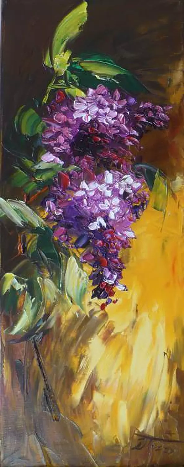 Dorota Łaz - sprig of lilac