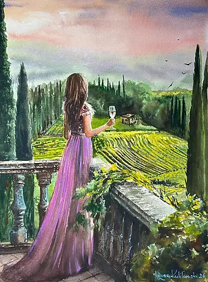 Janusz Kulikowski - „GOLDEN HOUR IN TUSCANY”