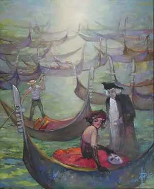 Józef Łącki - GONDOLE WITH CECYLIA