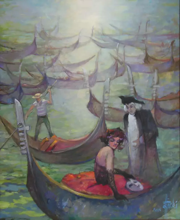 Józef Łącki - GONDOLE WITH CECYLIA