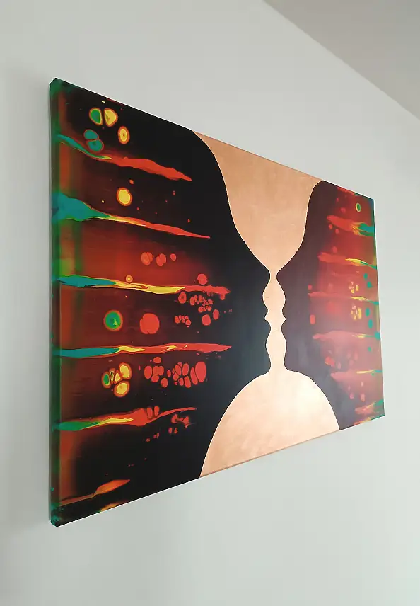 Joanna Bilska, GRAAL, La peinture acrylique - toile, 90 x 60