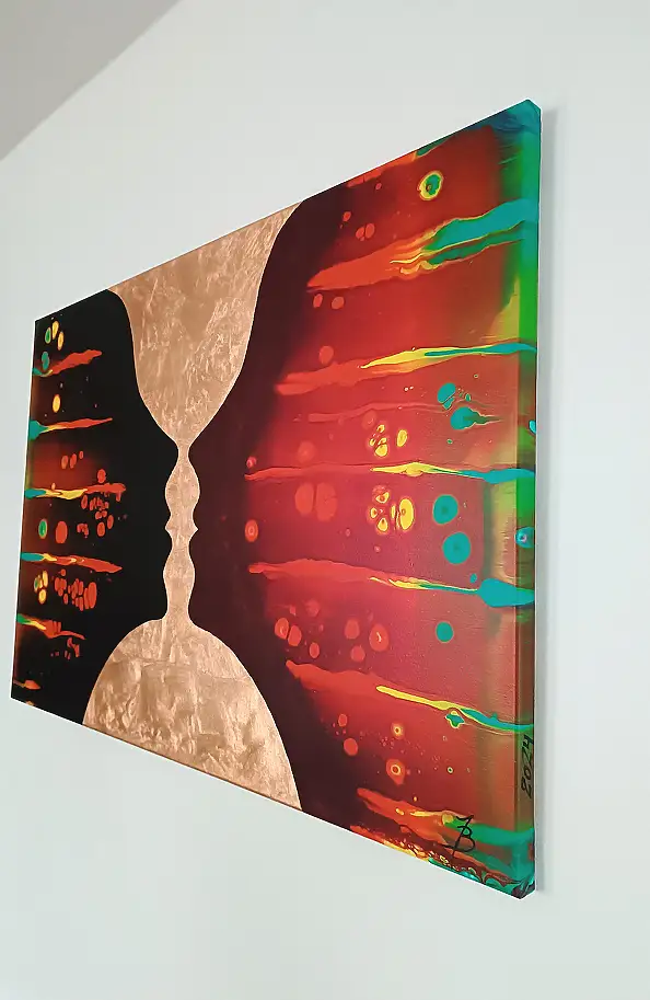 Joanna Bilska, GRAAL, La peinture acrylique - toile, 90 x 60