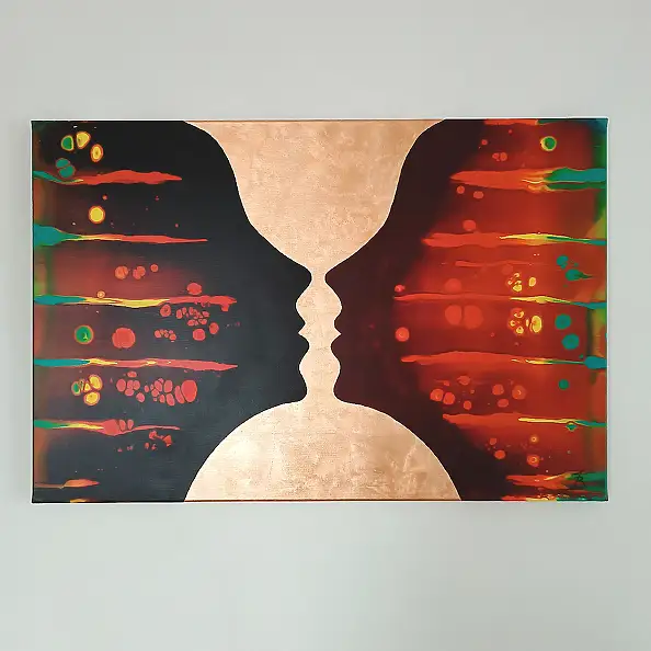 Joanna Bilska, GRAAL, La peinture acrylique - toile, 90 x 60