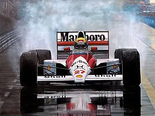 Janusz Kulikowski - "GRAND PRIX MONACO - AYRTON SENNA"