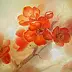 Lidia Olbrycht - A twig of Quince Impresja