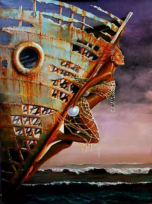 Ireneusz Szczęch - Galion with pearl