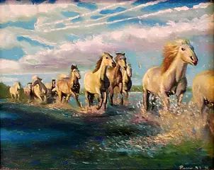 Jacek Syguła - Galopujące konie