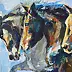 Justyna Zielonka - Galloping horses