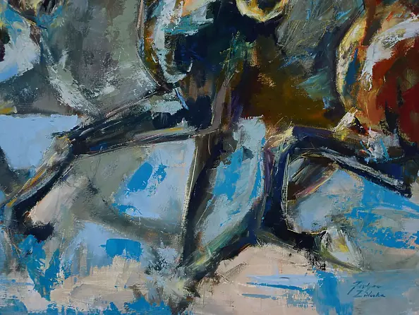 Justyna Zielonka - Galloping horses