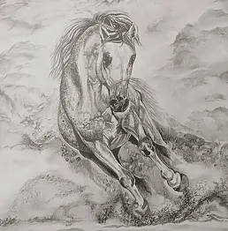 Emilia Lewandowska - galloping steed