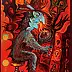 Zbigniew Suwała, Gambler, Obraz akrylowy - papier, 55 x 70