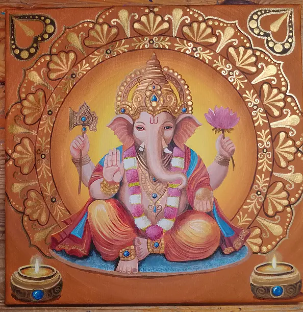 Luba Santkiewicz - Ganesh usuwający przeszkody