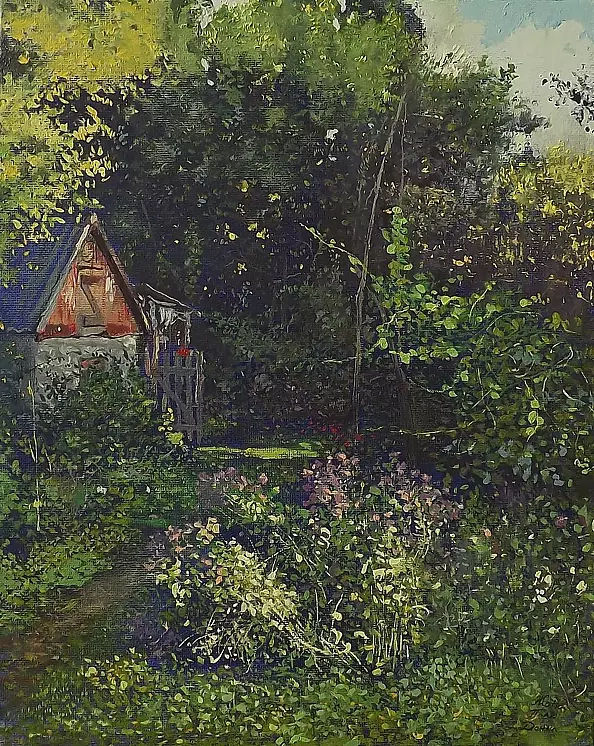 Danil Shurykin - Garden in Nijnebaranikovka. Lugansk region