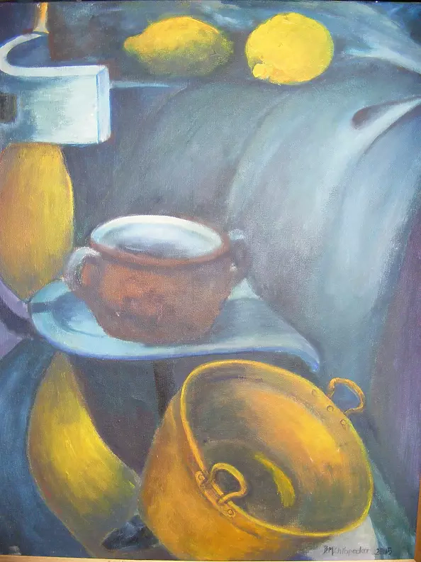 Bozena Chlopecka - Pots and lemon