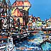Piotr Rembieliński, Gdańsk II, Obraz akrylowy - płótno, 50 x 40