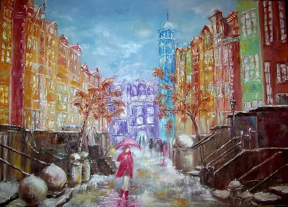 Jolanta Steppun - Gdańsk - spacer po Mariackiej 